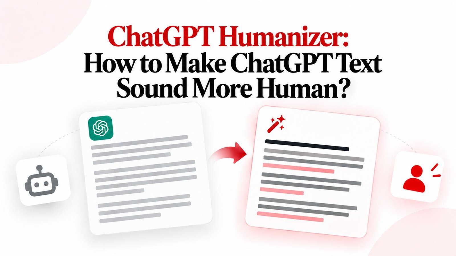 ChatGPT humanizer for making ChatGPT text sound more human