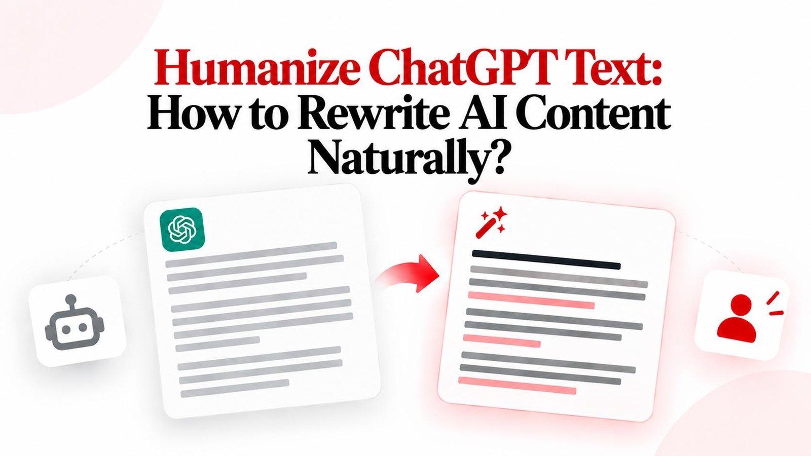 Humanize ChatGPT text to sound natural and human-like